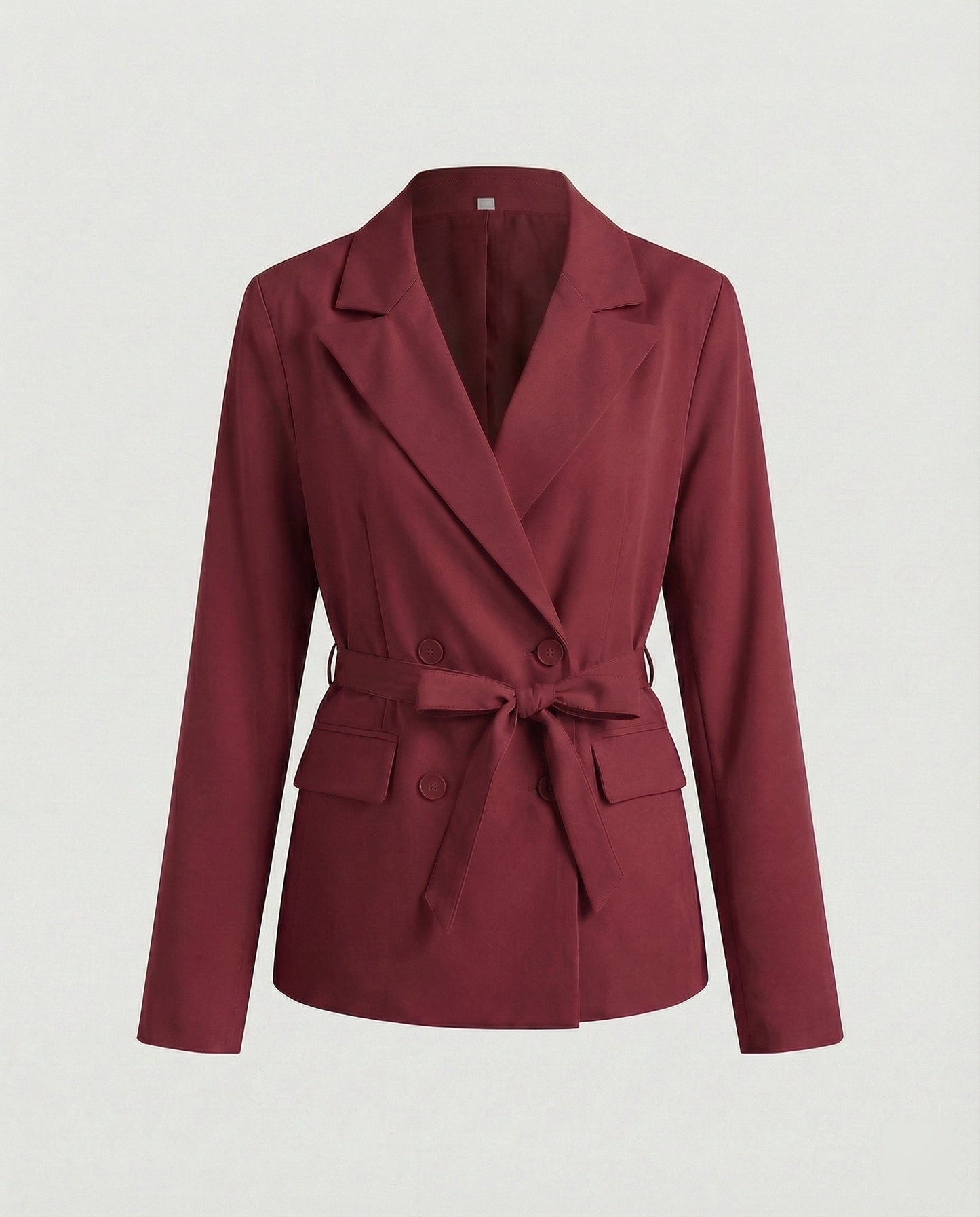Damen Blazerjacke Elegante Slim Fit mit Gürtel