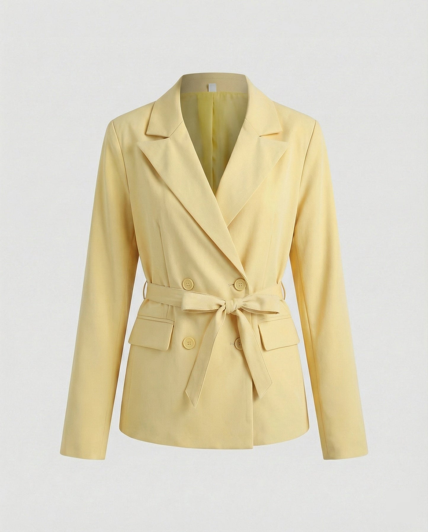 Damen Blazerjacke Elegante Slim Fit mit Gürtel