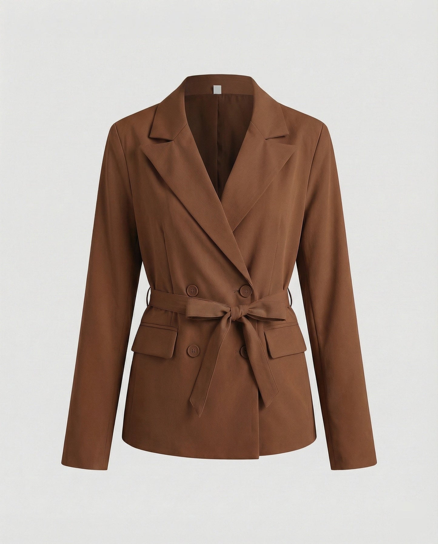 Damen Blazerjacke Elegante Slim Fit mit Gürtel
