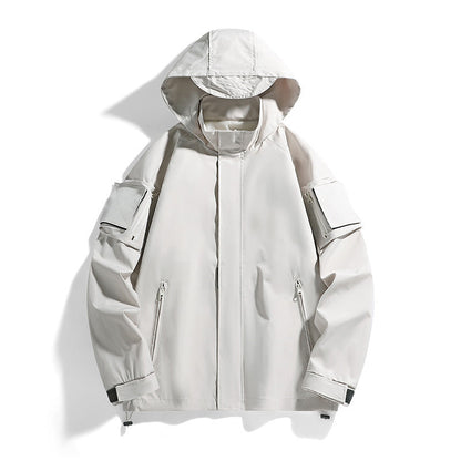 Wasserdichte Herren Outdoor-Jacke Modern Funktionell - BerlinGlamour