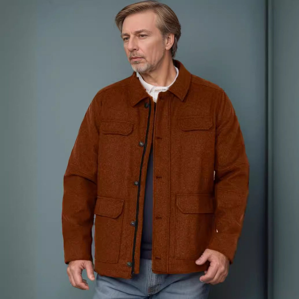 Herren Jacke Modern mit vielen Taschen Berlin Style