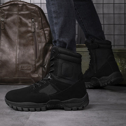 Herren Tactical Stiefel Strapazierfähig Hoch Knöchelschutz Outdoor