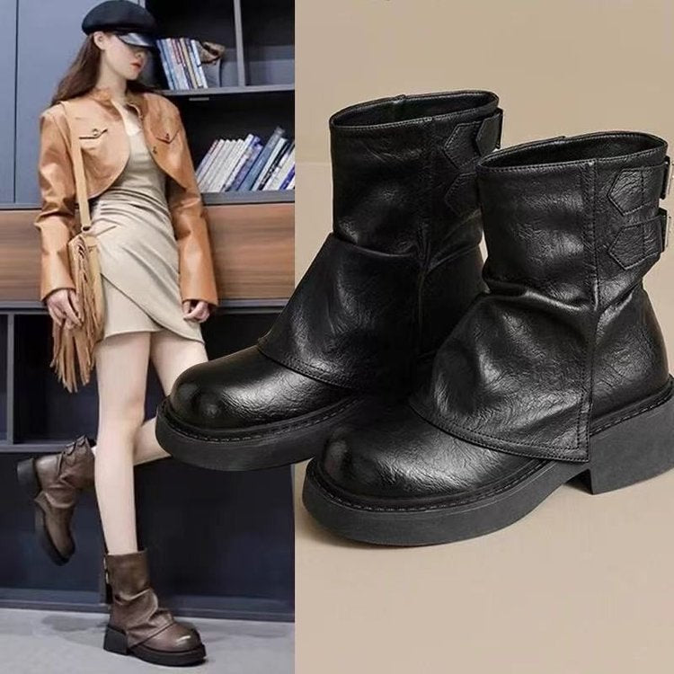 Damen Stiefeletten Komfortabel Moderner Stil - BerlinGlamour