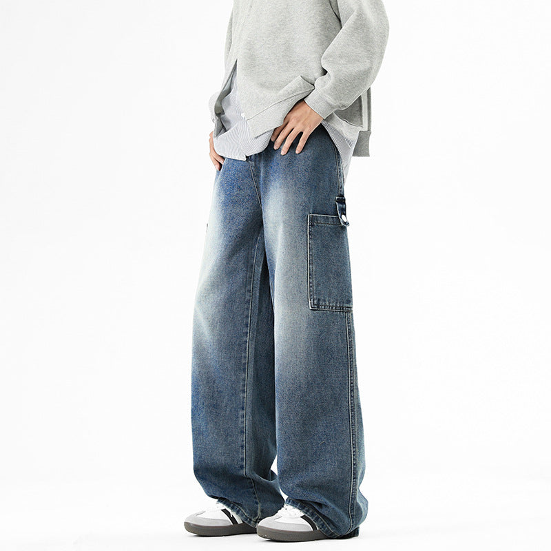 Herren Cargo-Jeans Bequem Weit Geschnitten - BerlinGlamour