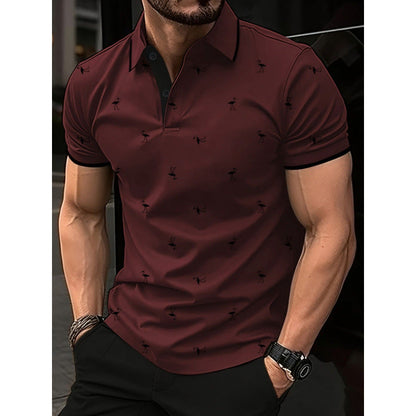 Herren Polo-Shirt Bedruckt Modern Berlin Style