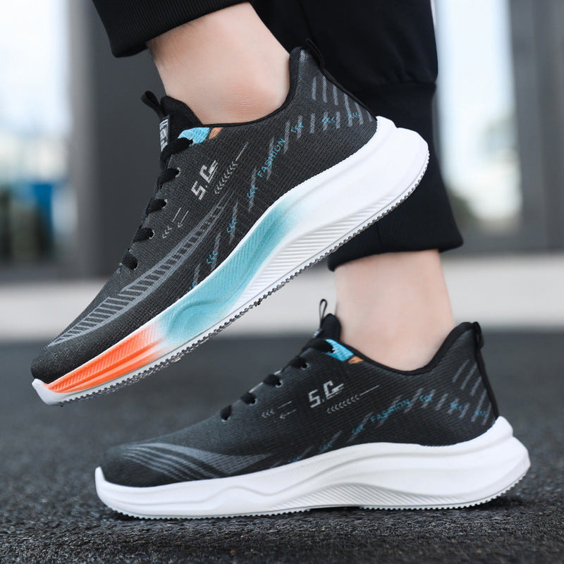Damen Laufschuhe Sportlich Atmungsaktiv Weiß