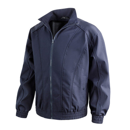 Herren Freizeitjacke Mit Hochschließendem Kragen Elastisch Berlin Style