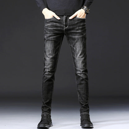 Herren Jeans Slim Fit Modern Waschung Berlin Style