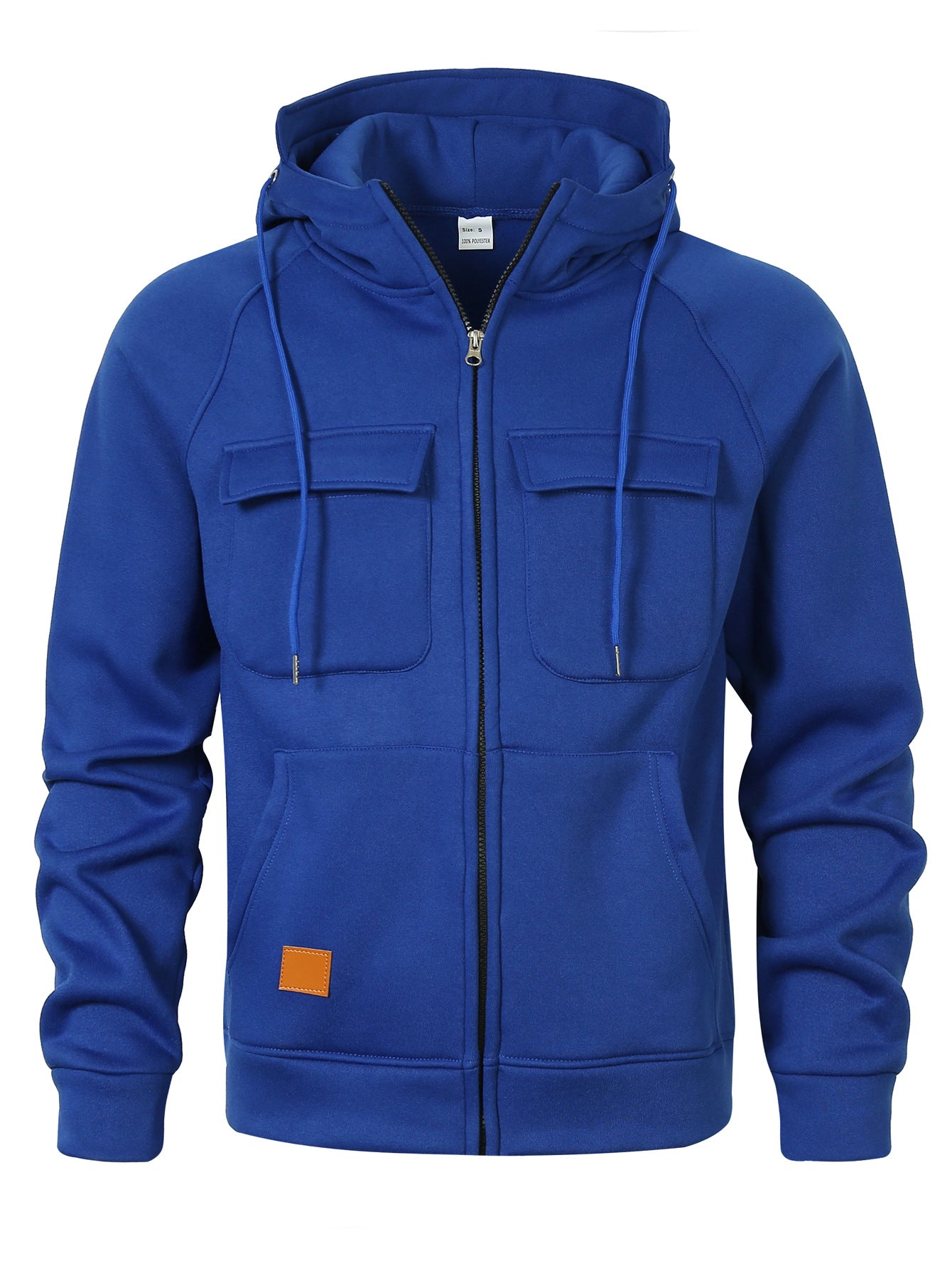 Herren Kapuzenjacke Modern mit Taschen und schmalem Schnitt