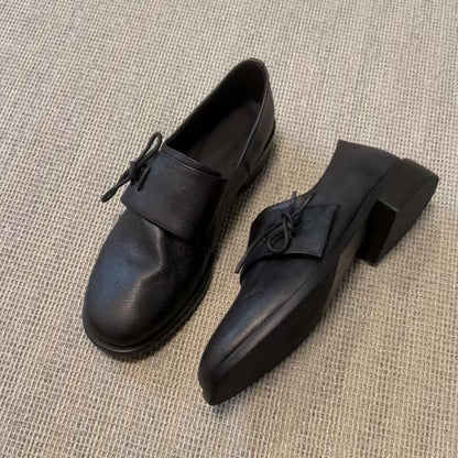 Damen Schnürschuhe Bequem Elegant Schnalle Schwarz
