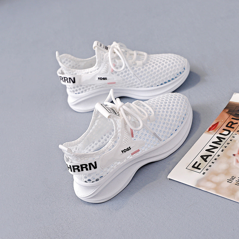 Damen Sneaker Atmungsaktiv Netzstruktur Weich