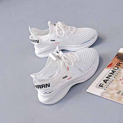 Damen Sneaker Atmungsaktiv Netzstruktur Weich