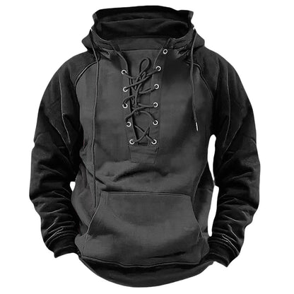 Herren Kapuzenpullover Modern Schnürverschluss Gemütlich