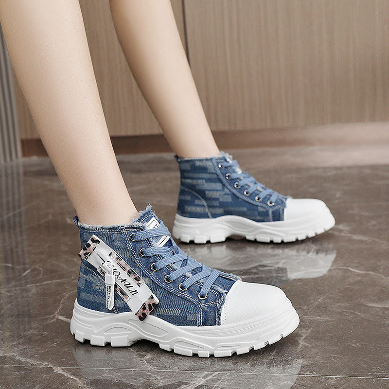 Damen Sneaker Trendig Designer Schuhe Modisch Mit Plakette