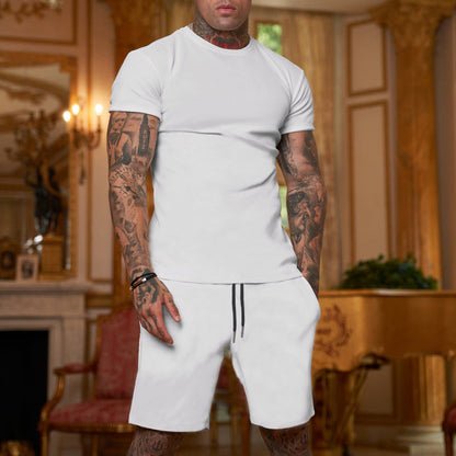 Herren Sportset Weich Baumwolle Elastisch Bequem