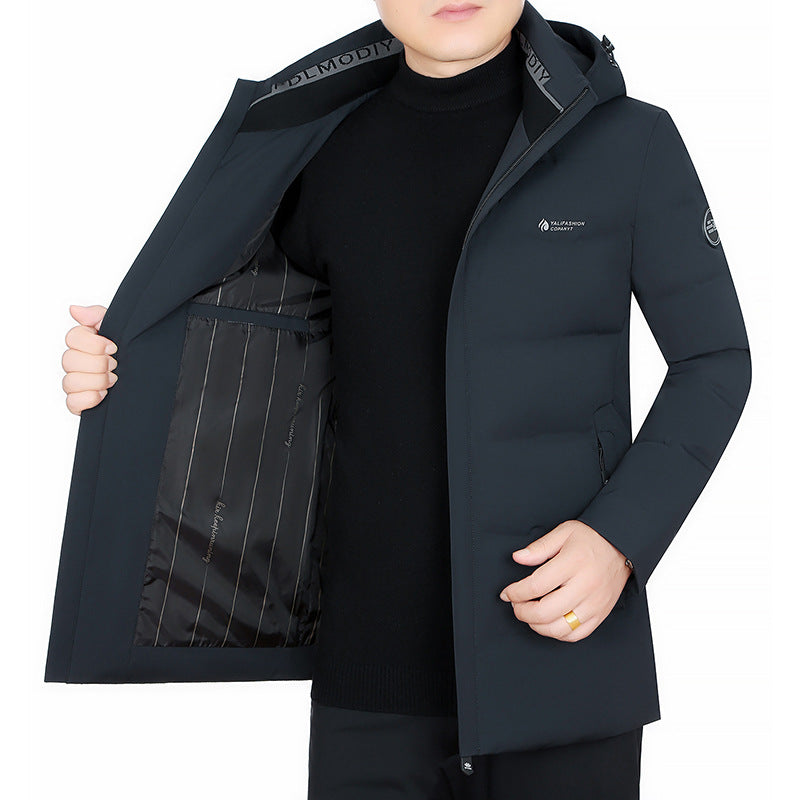 Herren Daunenjacke Warm Wasserabweisend