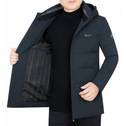 Herren Daunenjacke Warm Wasserabweisend