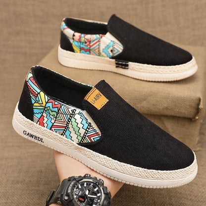 Damen Slip-On Schuhe Bunt Flexibel Bequem