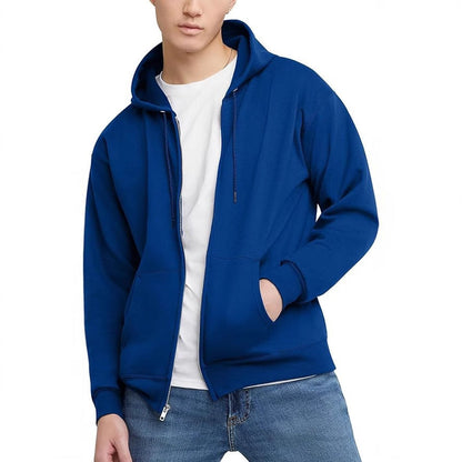 Herren Kapuzenjacke Reißverschluss Durchgehend Modern Berlin - BerlinGlamour