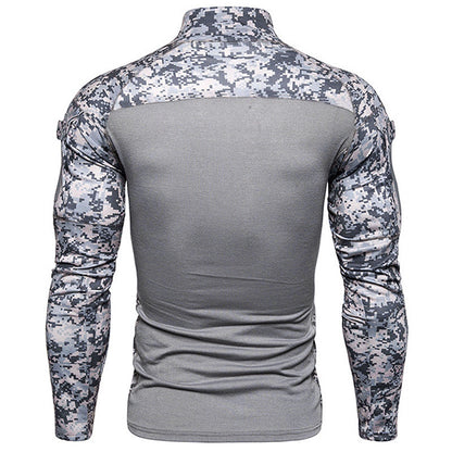 Herren Langarm Pullover Sportlich Reißverschluss Hochkragen