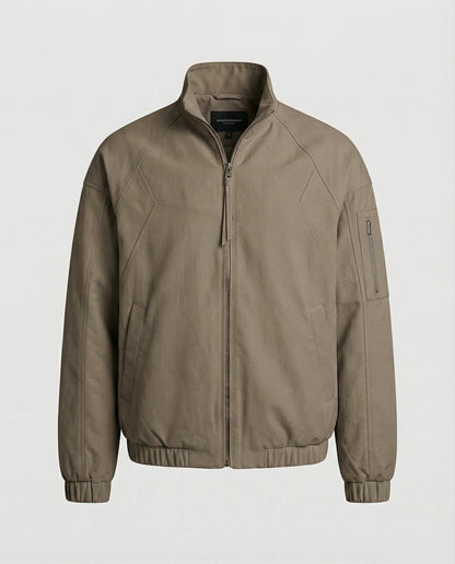 Herren Blouson Leicht Funktional Reißverschluss Raglan Ärmel
