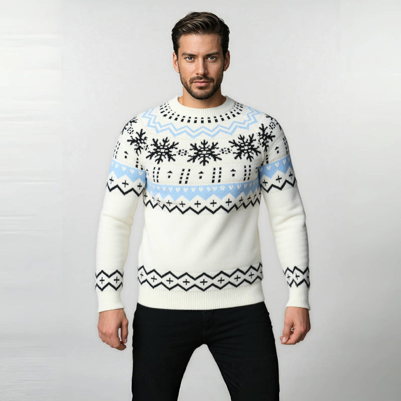 Herren Strickpullover Winterlich Muster Trendig - BerlinGlamour