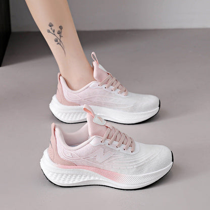 Damen Laufschuhe Sportlich Atmungsaktiv Mit Weichem Fußbett
