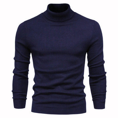 Herren Rollkragenpullover aus Merinowolle Warm Elegant