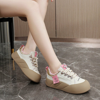Damen Sneaker Modisch Glitzer mit Komfort Sohle