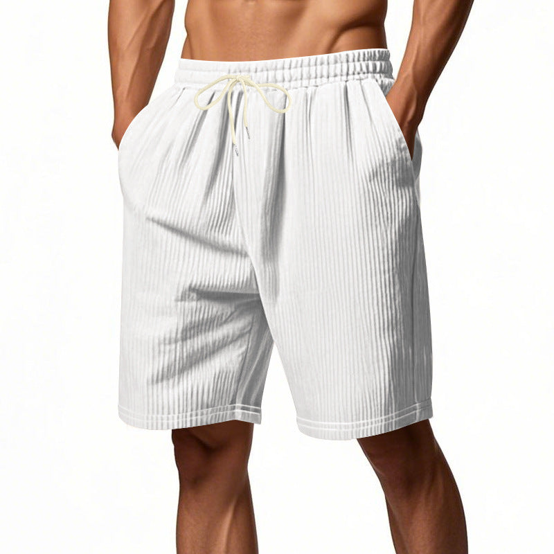 Herren Shorts Bequem Elastisch Mit Seitentaschen
