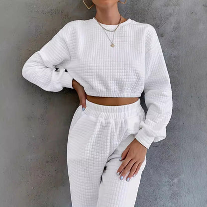 Damen Jogginganzug Quilted Warm Set
