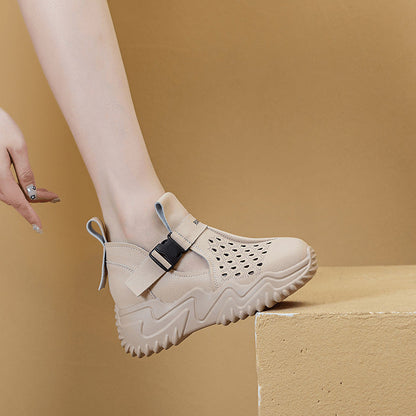 Damen Sandalen Bequem Luftig mit Riemen Modern - BerlinGlamour