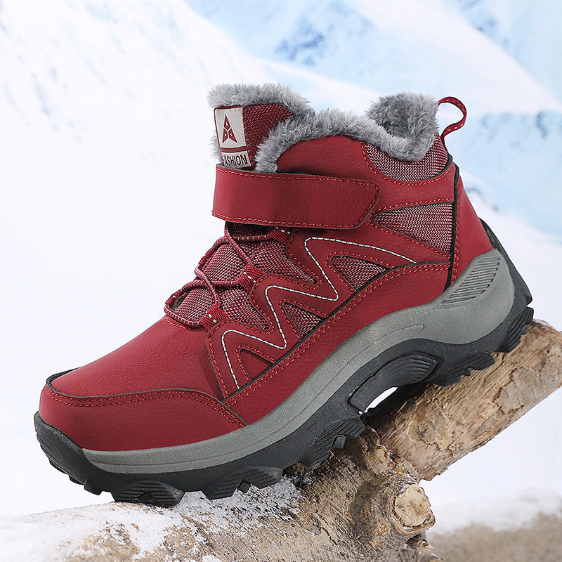 Herren Wanderschuhe Winter Warm Isoliert Knöchelschutz