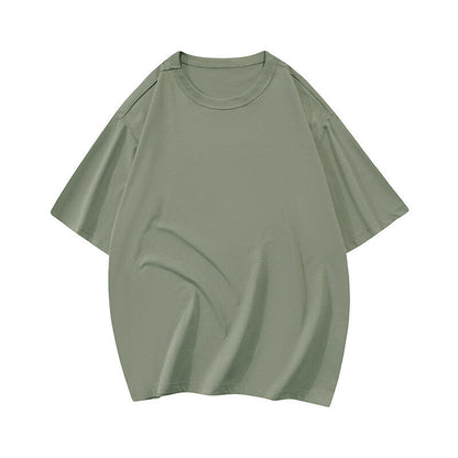 Damen T-Shirt Oversized Lässig Baumwolle