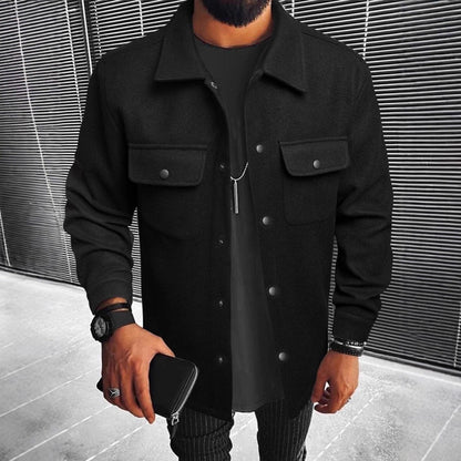 Herren Hemdjacke Modern Designer Style