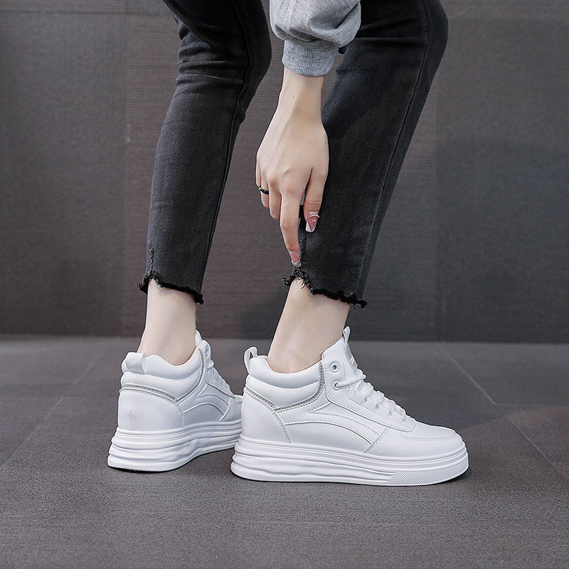 Damen Sneaker High Top Dämpfung Moderne Designsportschuhe