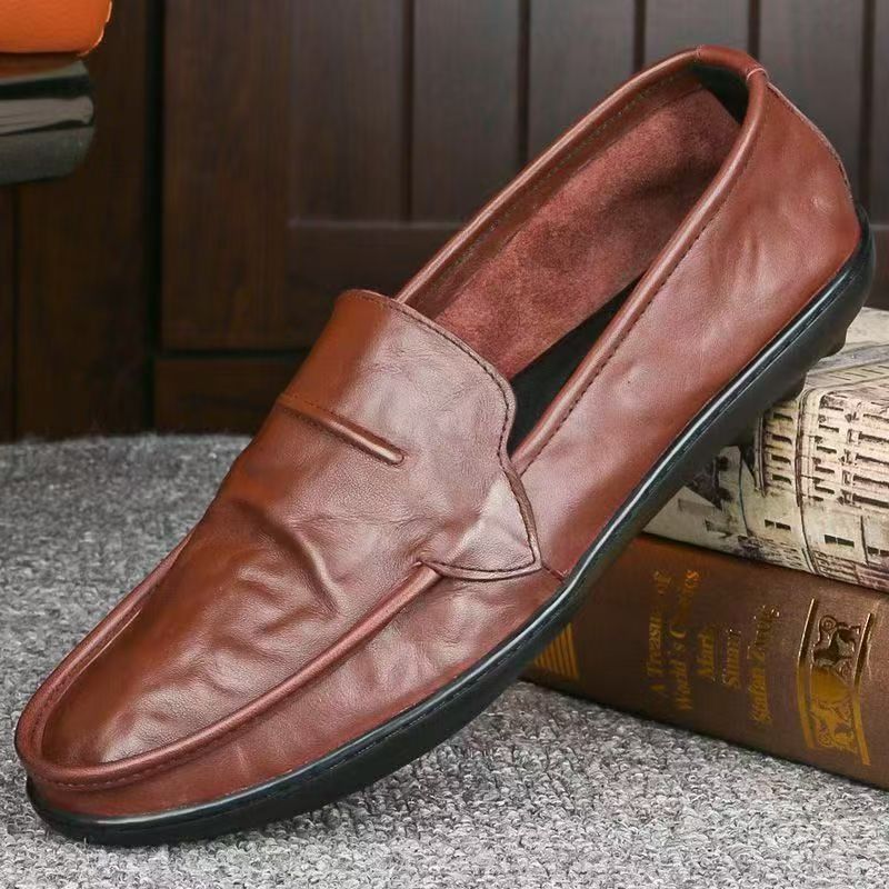 Damen Mokassins Weiches Leder Rutschfest Elegante Schuhe - BerlinGlamour