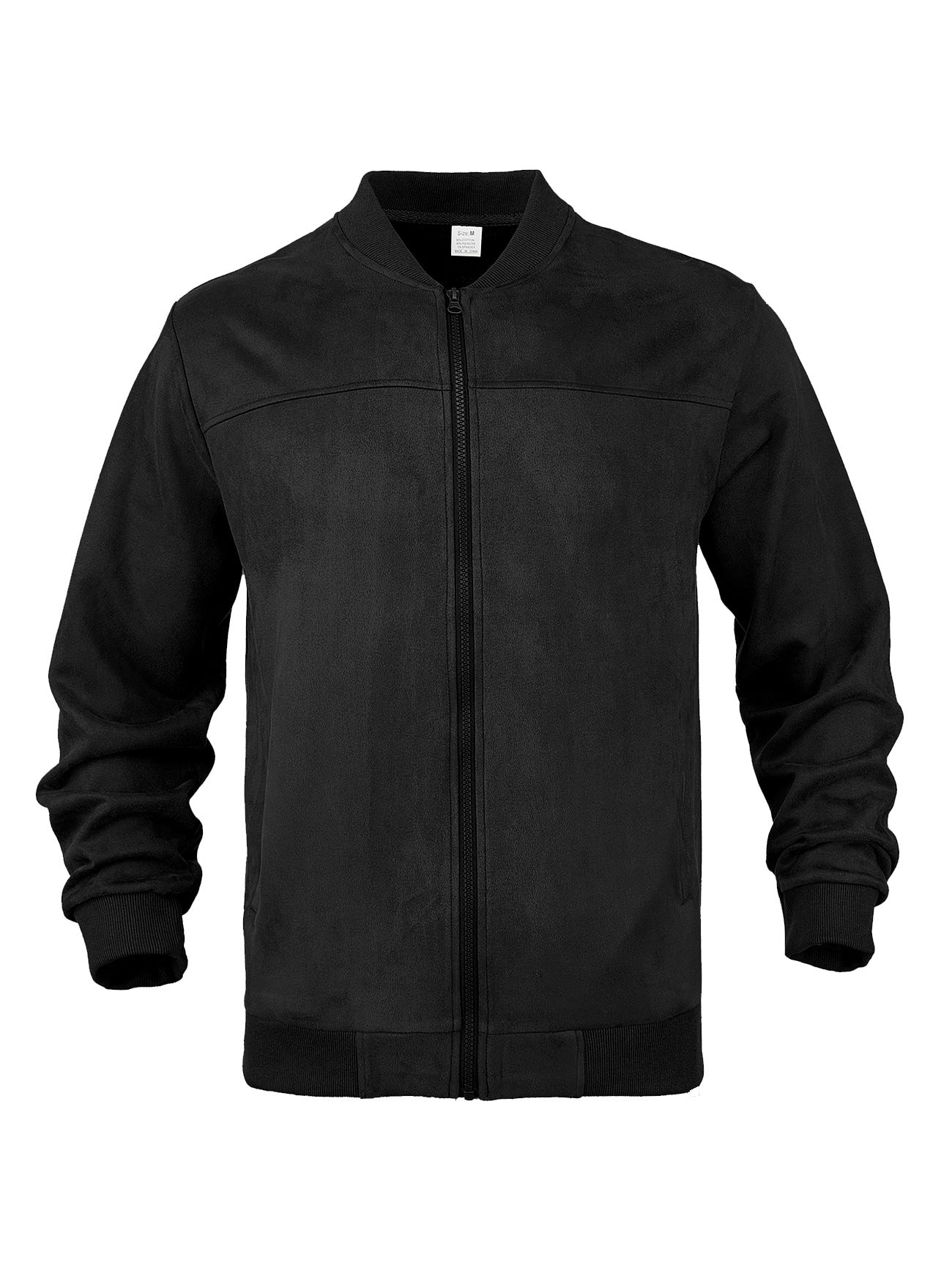 Herren Bomberjacke Modern mit Weicher Innenfütterung und Elastischen Ärmeln