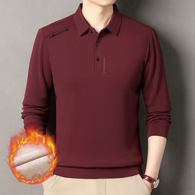 Herren Polo-Shirt Langarm Modern Sportlich Qualität