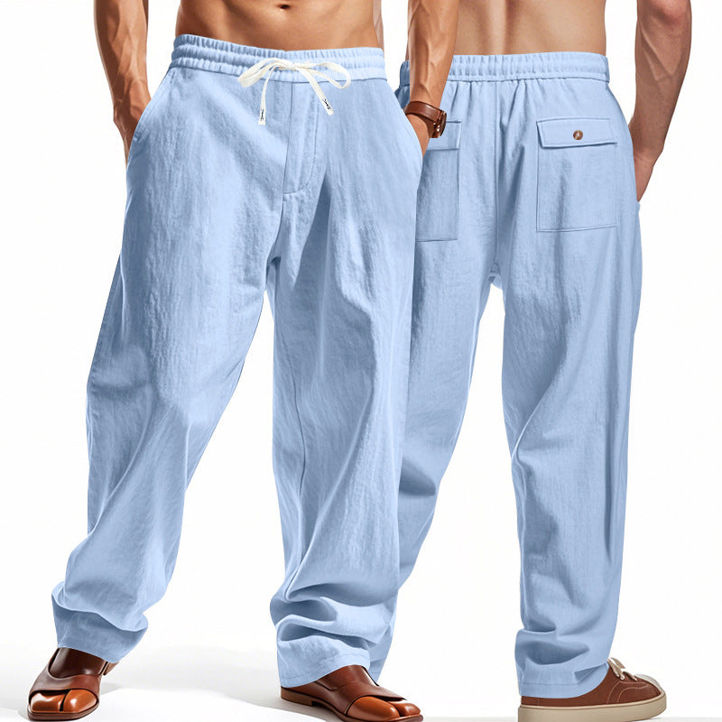 Herren Strandhose Leicht Elastisch Mit Taschen Sommer
