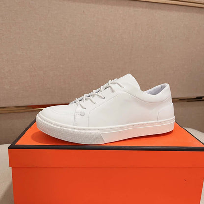 Damen Sneaker Elegante Leder Schuhe Minimalistisch