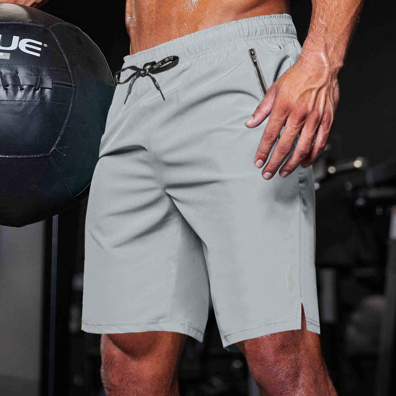 Herren Trainingsshorts Sportlich Elastisch Mit Taschen