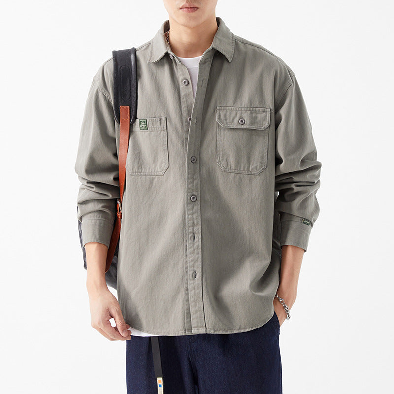 Herren Hemd Utility Style Baumwolle Robust Modern