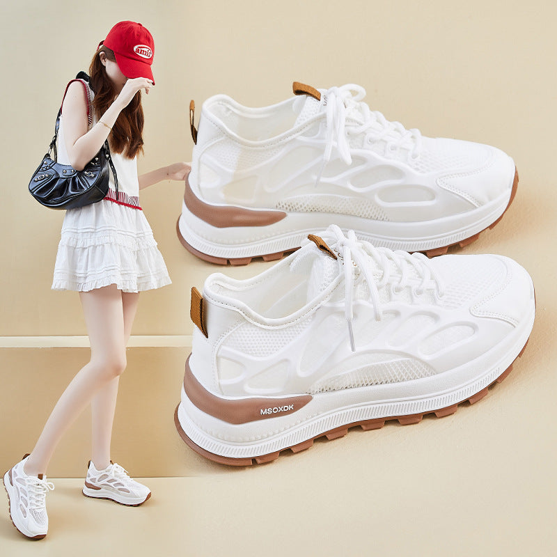 Damen Laufschuhe Atmungsaktiv Fitness Sneaker Mit Weichem Obermaterial