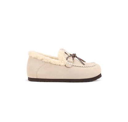 Damen Hausschuhe Flauschig Warm mit Riemen