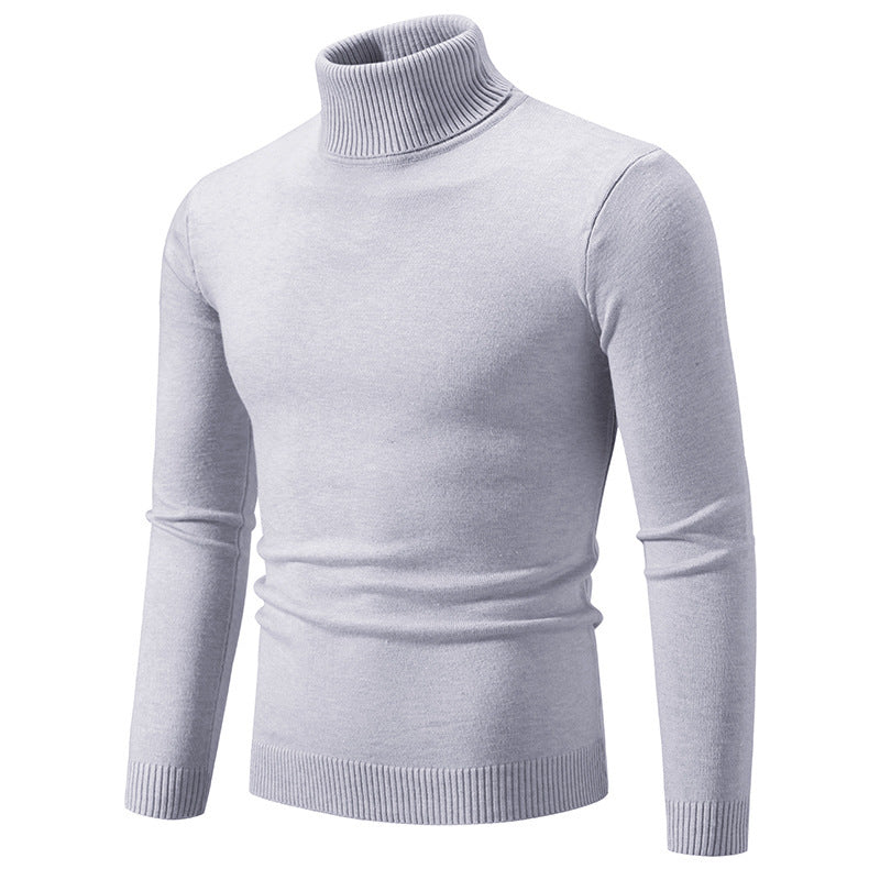Herren Rollkragenpullover Feine Baumwolle Eleganter Style