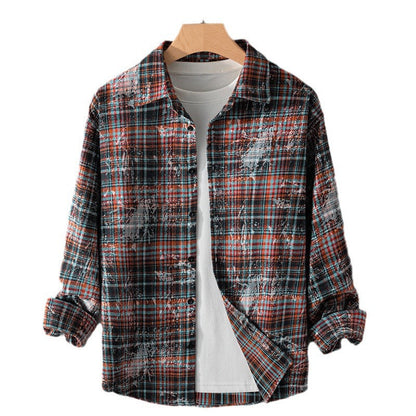 Herren Flanellhemd Karierter Lässig Modern - BerlinGlamour