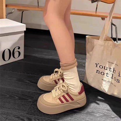 Damen Sneaker Hoch Plattform Extrahoch Mode