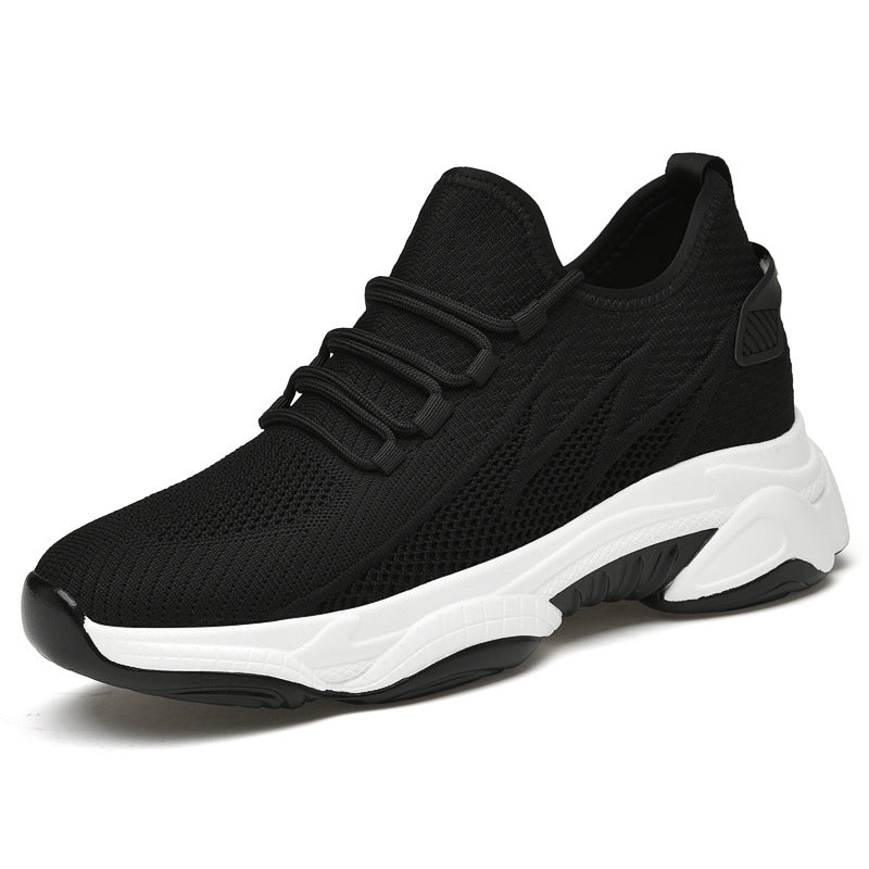 Damen Sneaker Elastisch Schnüren bequem Sportlich