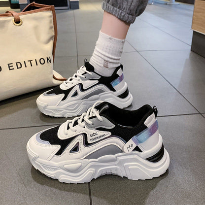 Damen Sneaker Sportlich Atmungsaktiv mit Rutschfester Sohle